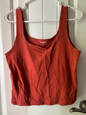 Old Navy Rust Red Scoop Neck Tank